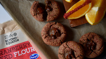 Cranberry Orange Thumbprint Cookies